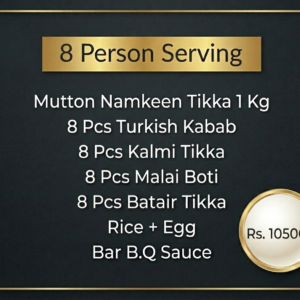 Zaiqa Bar B.Q Platter 8 Person Serving