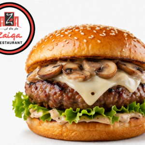 Mushroom Swiss Beef Burger